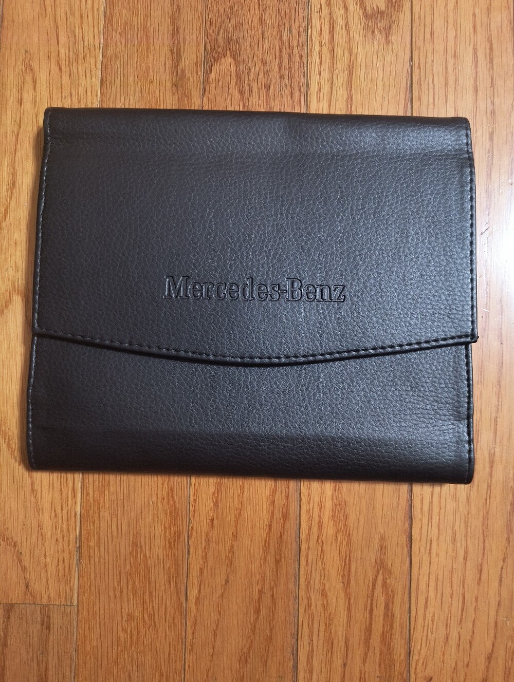 Mercedes-Benz car owner's manual wallet, black